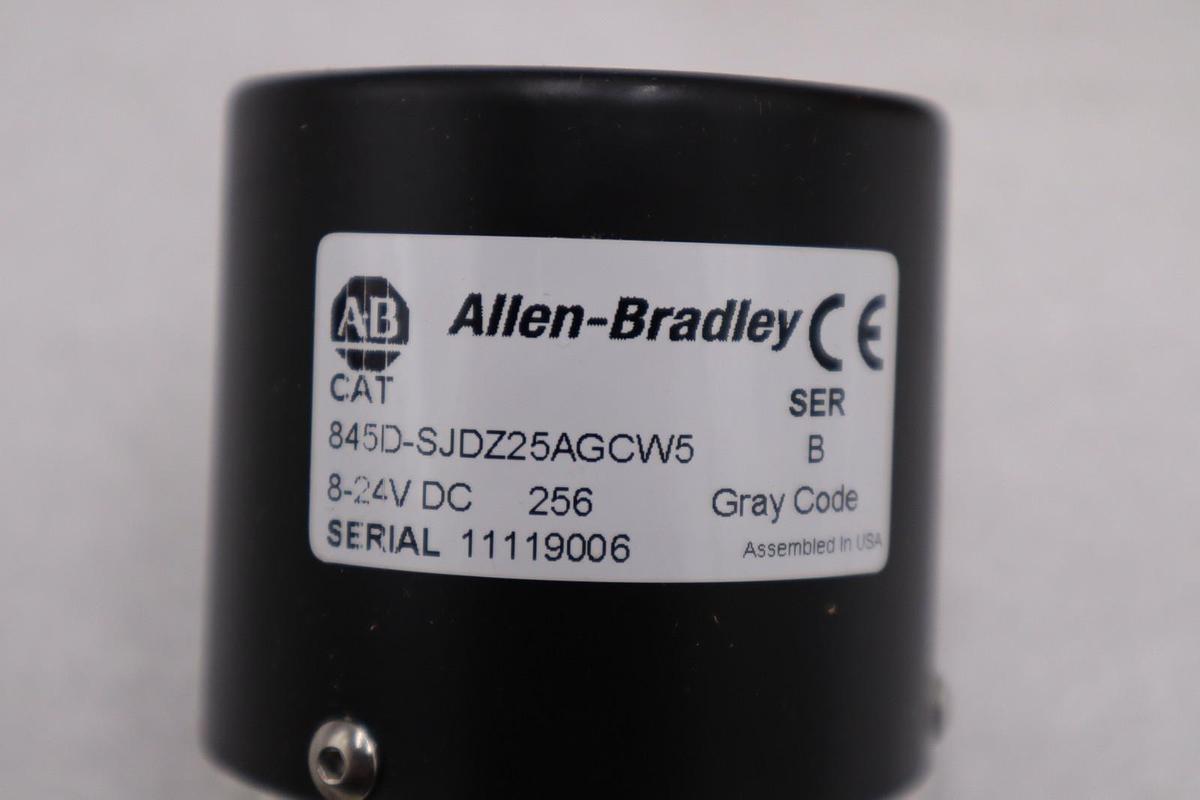 Used NEW OPEN BOX AB Allen Bradley 845D-SJDZ25AGCW5 Rotary Encoder STK GF59