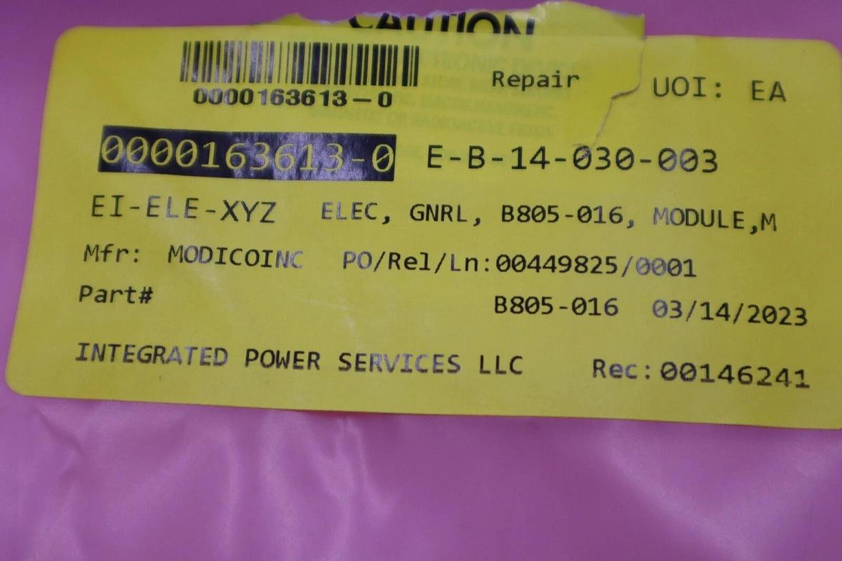 Refurbished SCHNEIDER ELECTRIC AS-B805-016 / B805016 STOCK G680