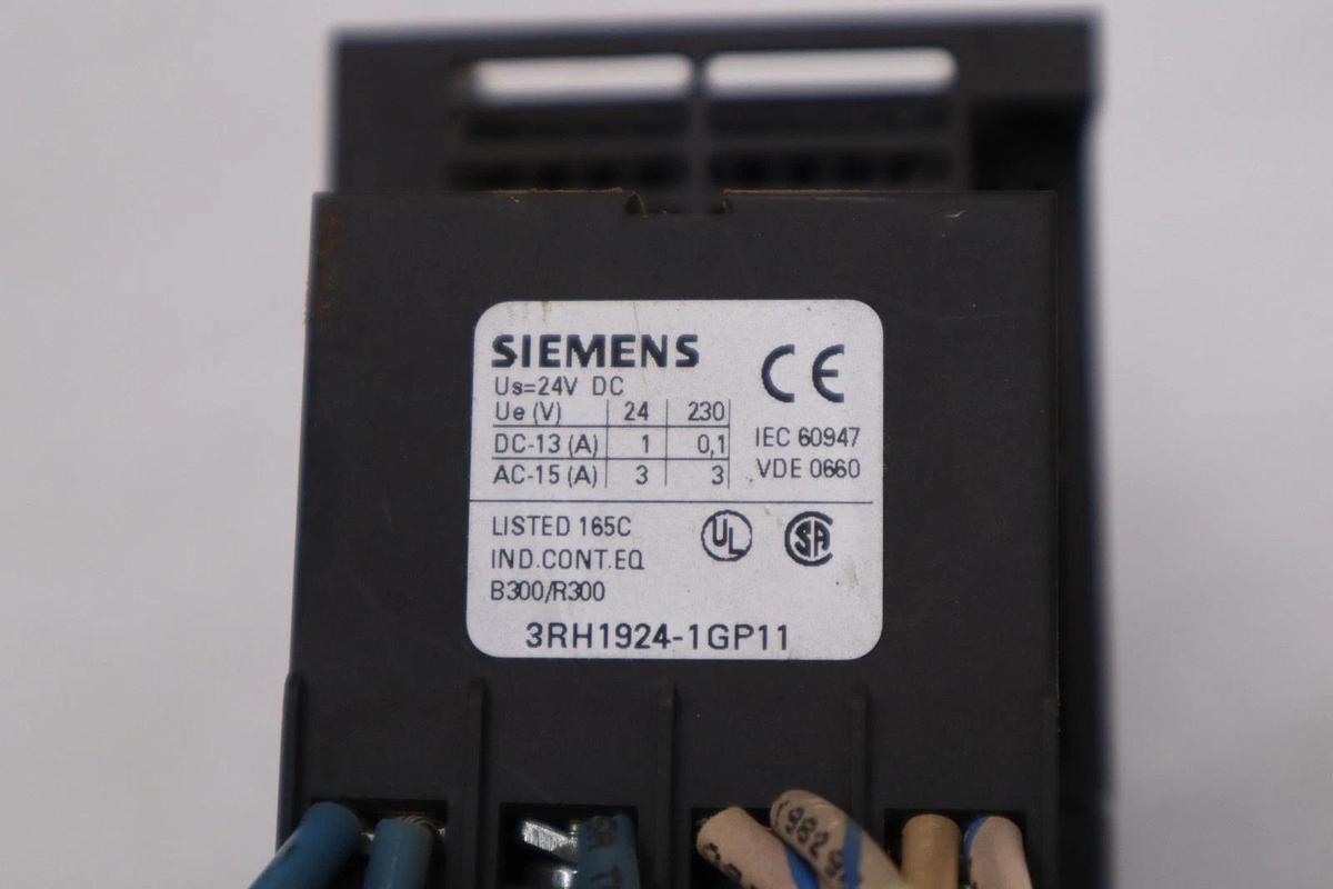 Used SIEMENS 3RH1924-1GP11 COUPLING LINK STOCK H1827