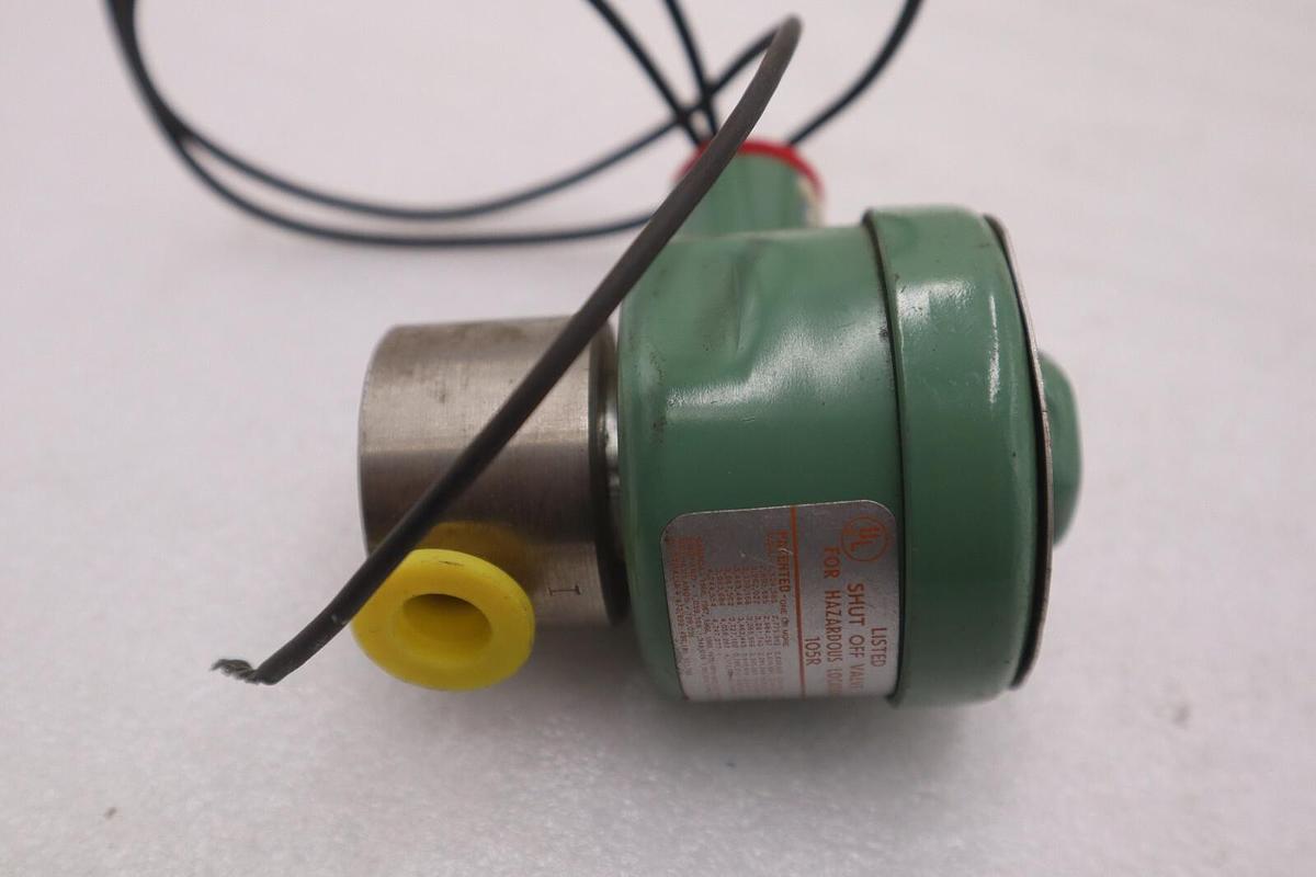 Used ASCO 8262AZZ1 RED HAT SOLENIOD VALVE STOCK #K-3646