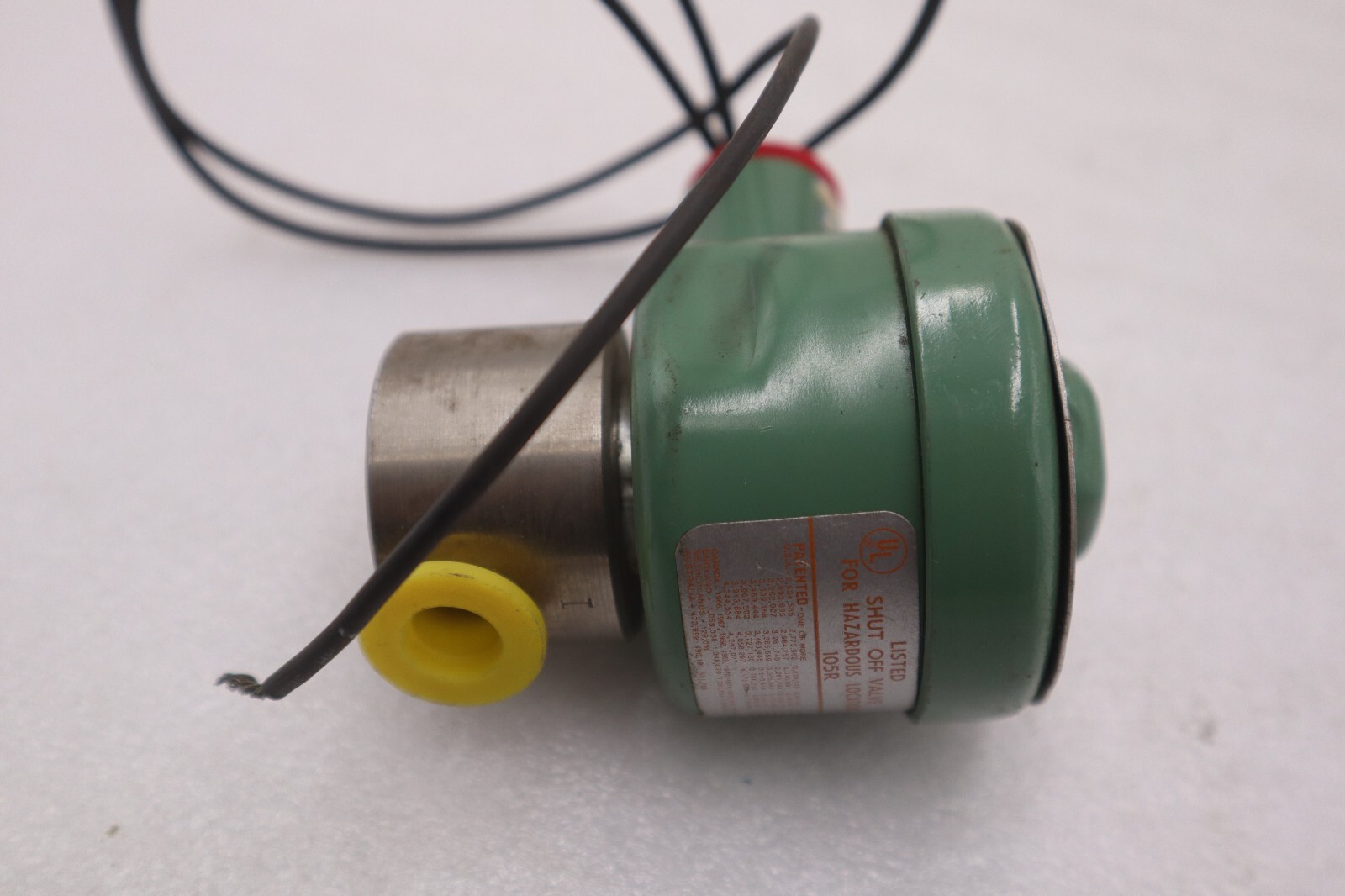 Used ASCO 8262AZZ1 RED HAT SOLENIOD VALVE STOCK #K-3646