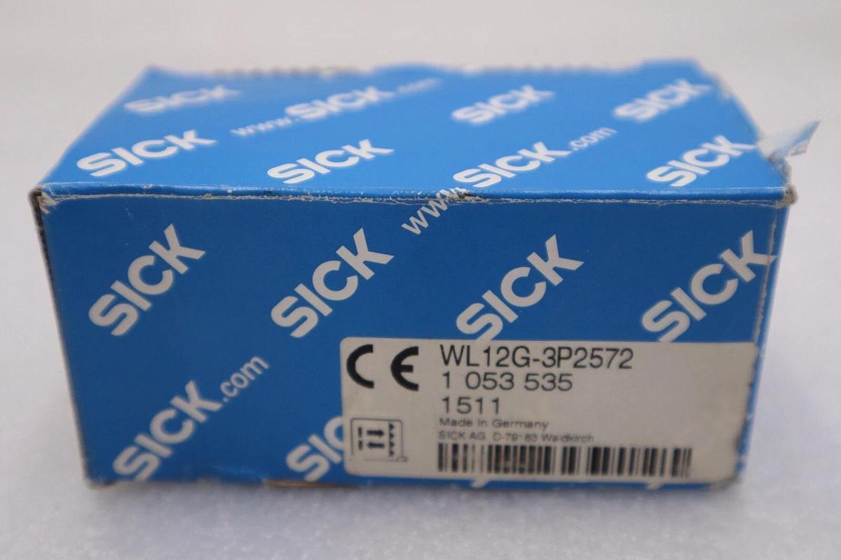 Used Sick WL12G-3P2572 Photoelectric Retro-Reflective Sensor NEW IN BOX STOCK H302A