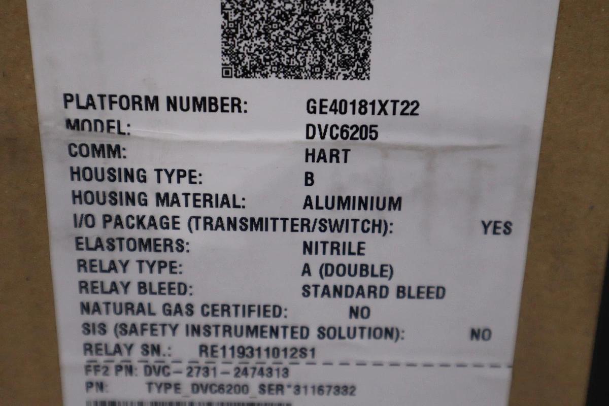 FISHER DVC6205 TRANSDUCER 4-20 MA PT-PT NEW IN BOX STOCK GF-380