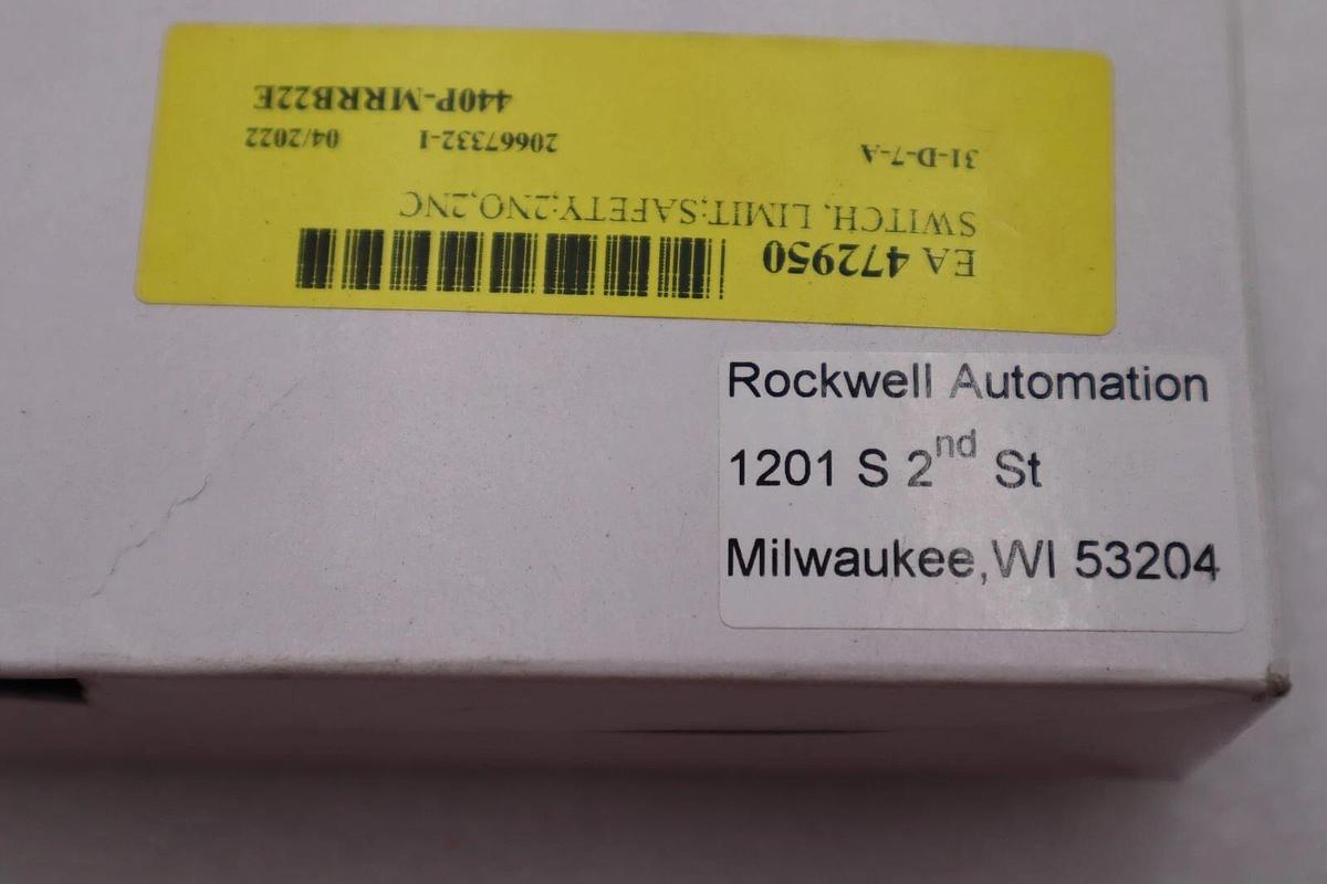 ALLEN-BRADLEY 440P-MRRB22E LIMIT SWITCH SER A STOCK #K-2268