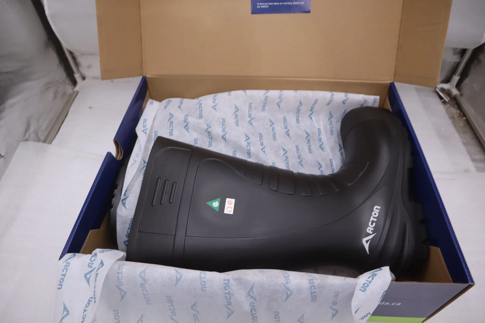 Used ACTION All Terrain 15" Composite Toe Rubber Work Boots A4144-11 - STOCK GF946