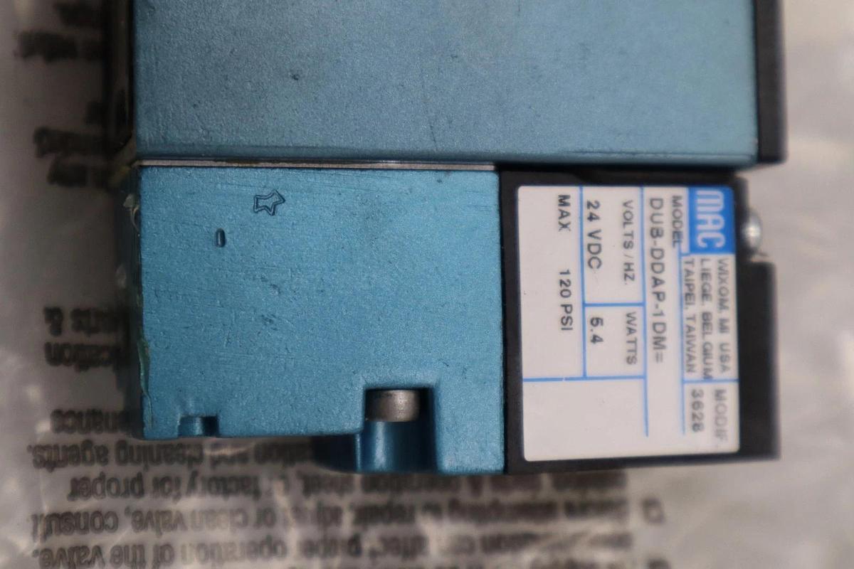 Used NEW MAC 92B-ACH-000-DU-DDAP-1DM 24VDC 120PSI STOCK H802A