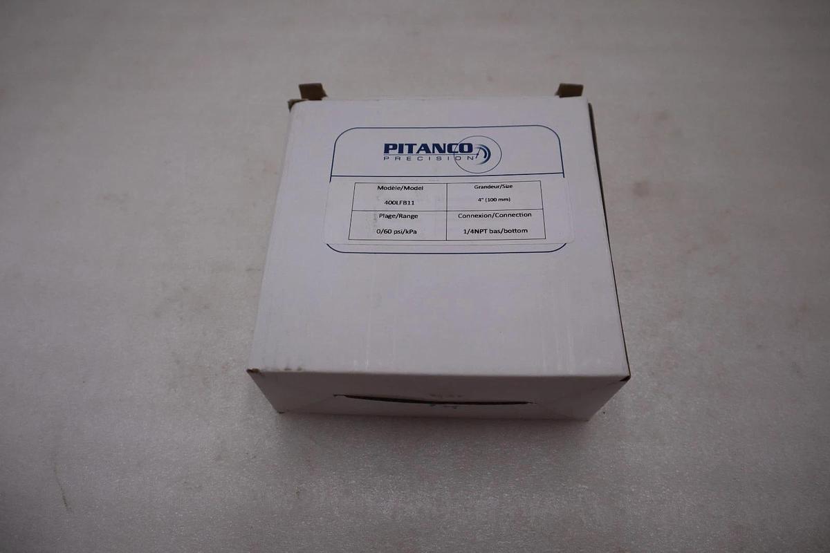 Used PITANCO 400LFB11 4" 1/4 NPT 0/60 PSI - STOCK GF1076