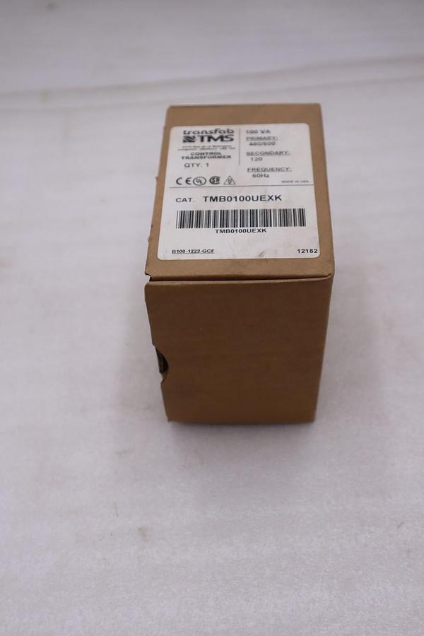 TRANSFAB TMS TMB0100UEXK CONTROL TRANSFORMER 480/600 60HZ - STOCK GF1040