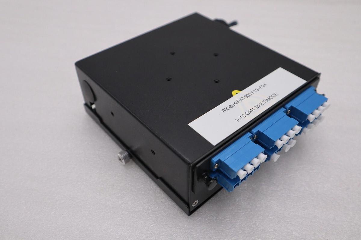 Used Black Box JPM398A JPM39 Series DIN Rail Mini Fiber Enclosure STOCK K-1119-A