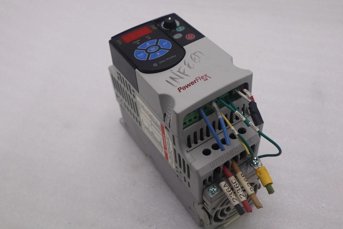 Used Allen-Bradley 22F-D1P5N103 Power Flex 4M 0.4 kW 0.5 HP AC Drive STOCK B-1382