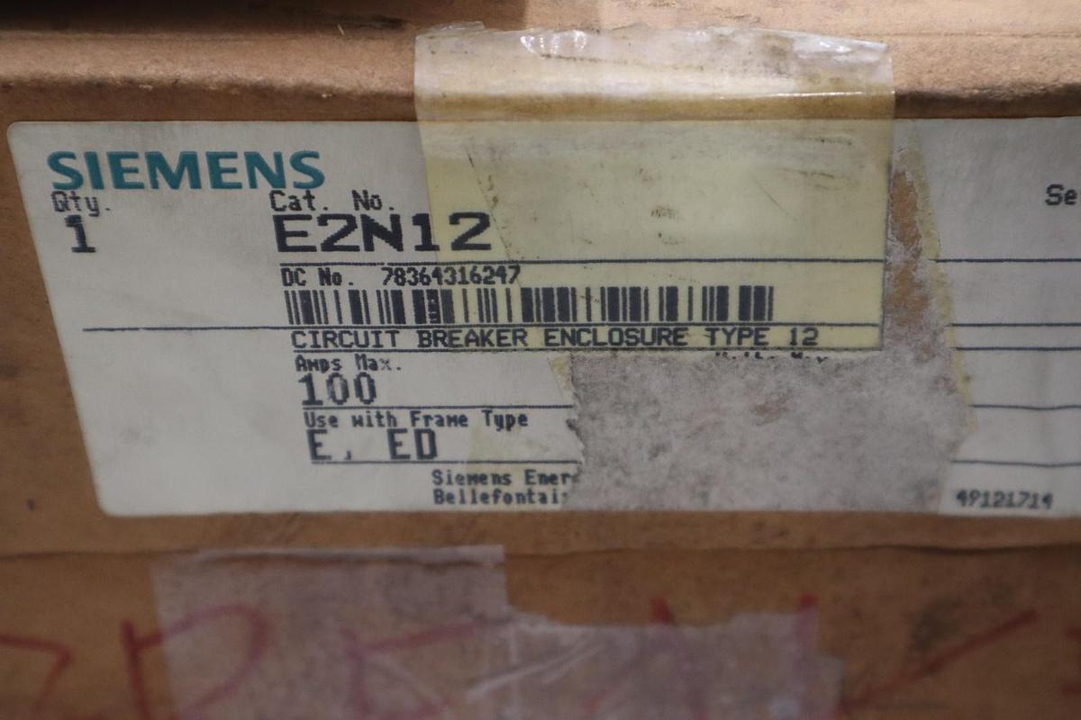 Siemens E2N12 Enclosures/Mounts/Racks - STOCK 5042CC