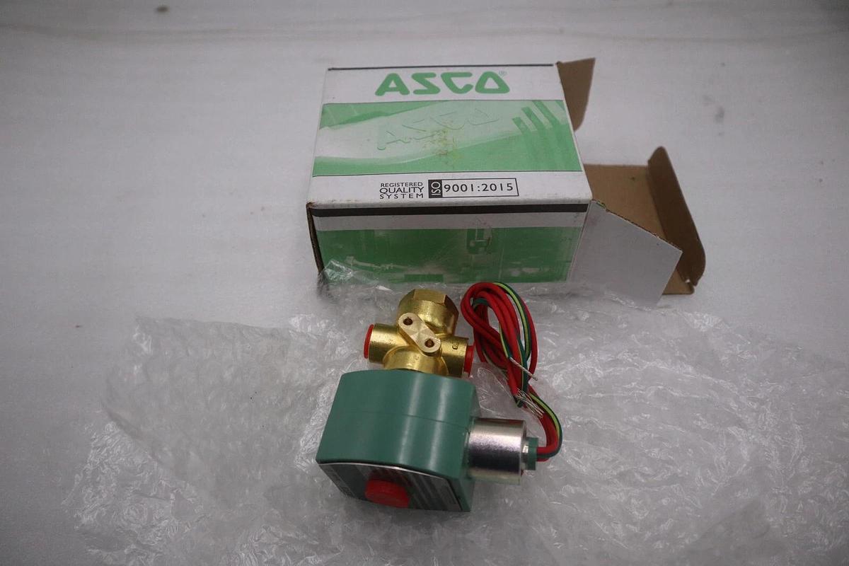 ASCO 8320G174 solenoid valve, 1/4", NEW WITH BOX STOCK G563