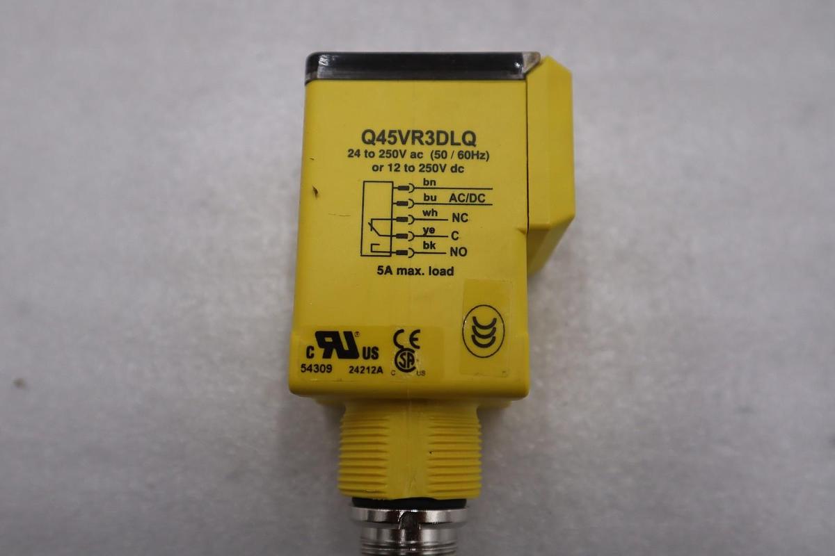 BANNER ENGINEERING Q45VR3DLQ Photoelectric Sensor - STOCK GF840