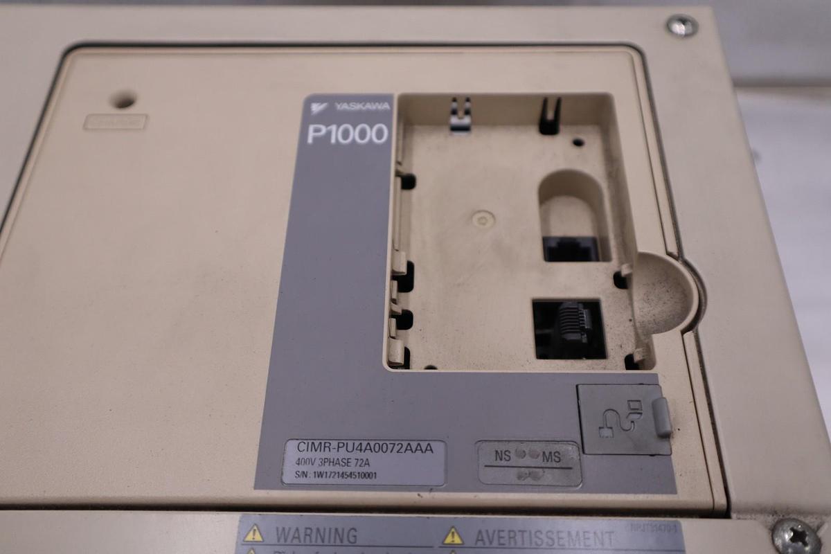 Used YASKAWA CIMR-PU4A0072AAA DRIVE - STOCK 3819CC