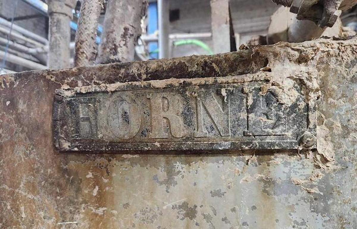 Used J.H. HORNE 100" WIDE X 48" DIA. DRUM THICKENER W/ SPARE DRUM