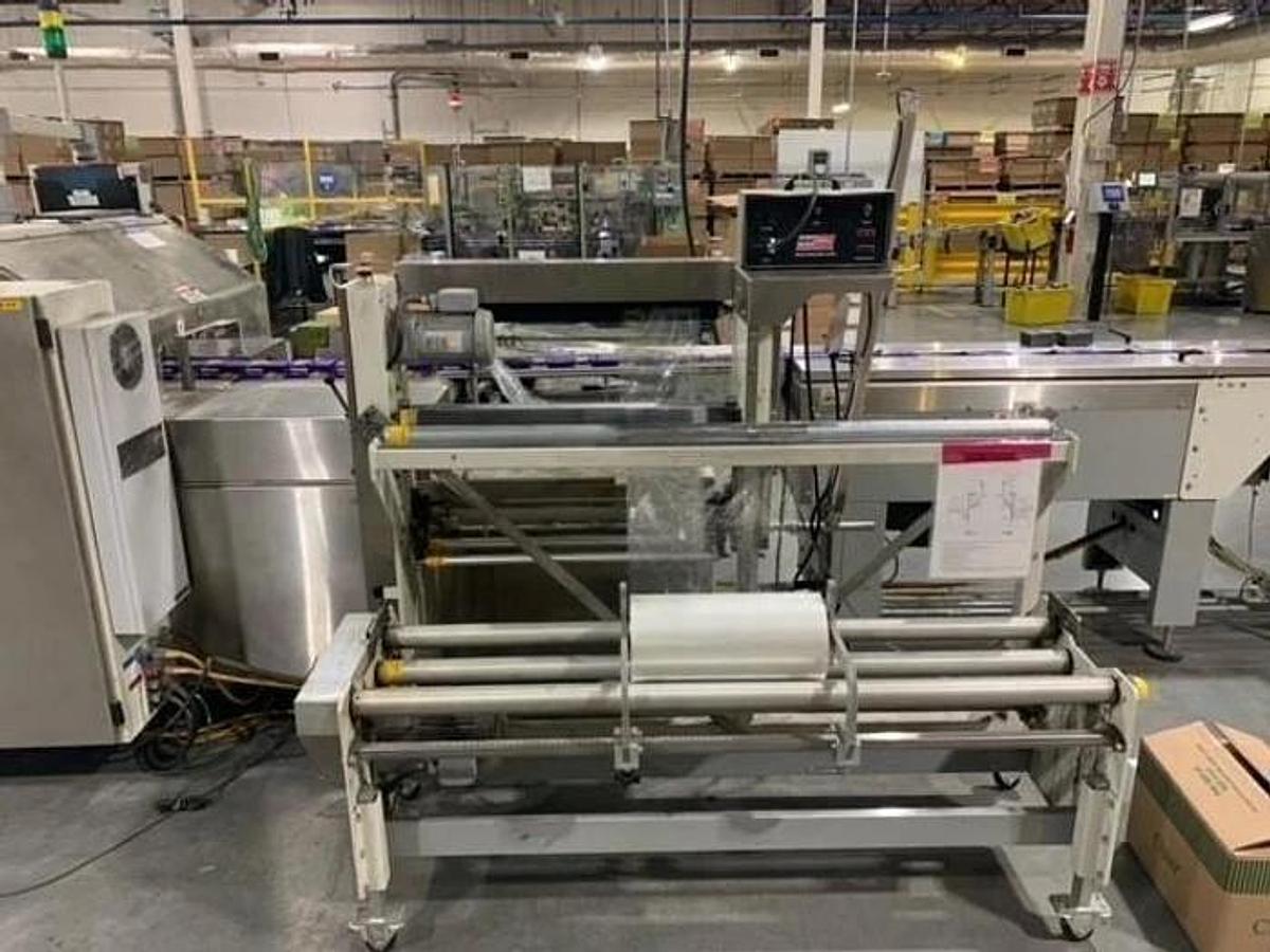 Used TEXWRAP T - 205 HIGH SPEED ORBITAL SERVO SIDE SEAL* SHRINK SYSTEM