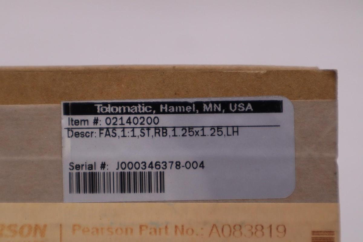 NEW Tol-O-Matic 02140200 Gearbox STOCK H910