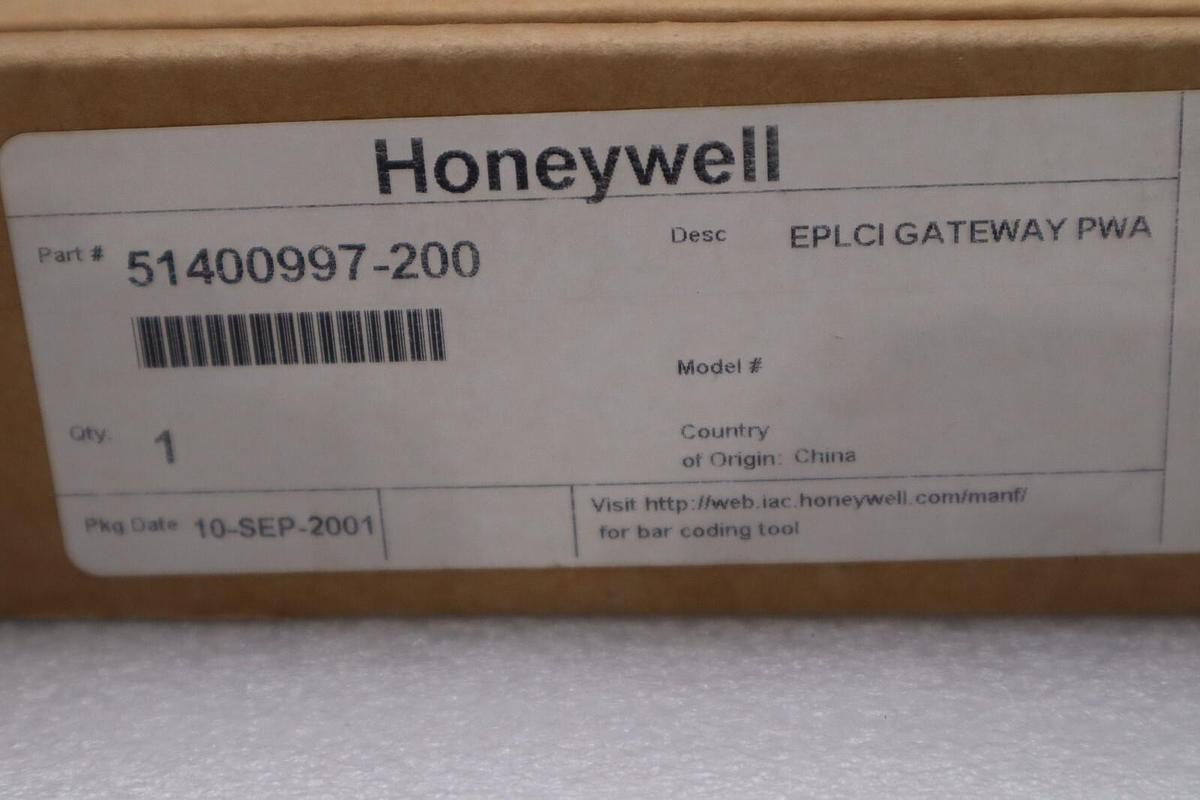 HONEYWELL 51400997-200 EPLCI GATEWAY PWA LOGIC CONTROL BOARD NEW UNIT STOCK G72