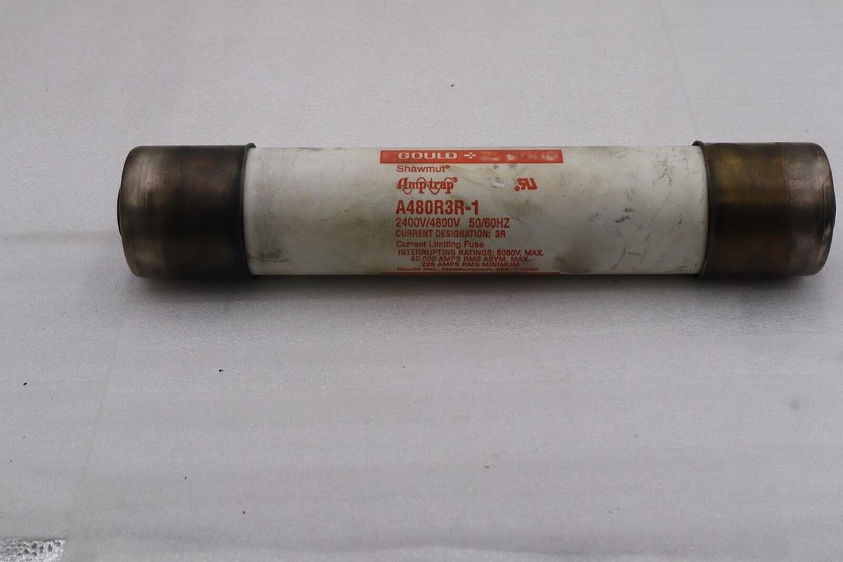 Used GOULD SHAWMUT AMP-TRAP A480RSR-1 2400V/4800V 50/60HZ #L-57