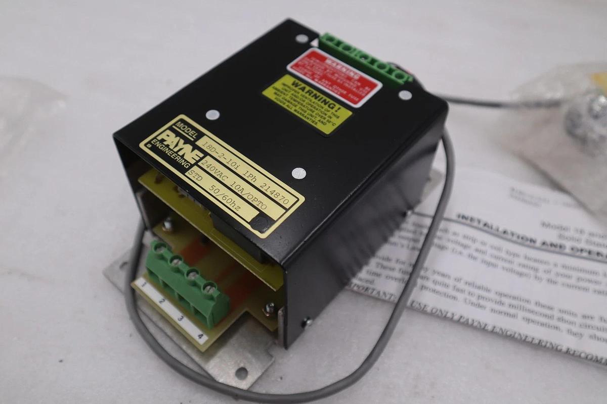 NEW OPEN BOX PAYNE ENGINEERING 18D-2-10I PROCESS CONTROLLER STK 2222A