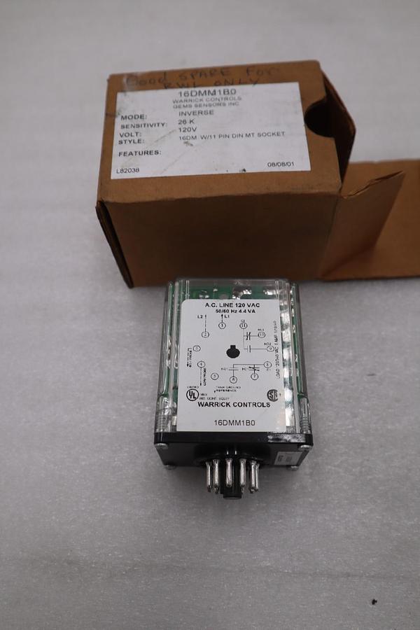 Used NEW GEM SENSOR WARRICK CONTROLS 16DMM1B0 CONTROL MODULE STK K3985CC