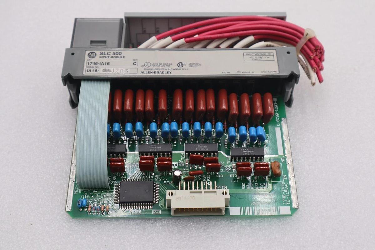 Used ALLEN BRADLEY 1746-IA16 SLC 500 INPUT MODULE SERIES C STOCK #K-1332