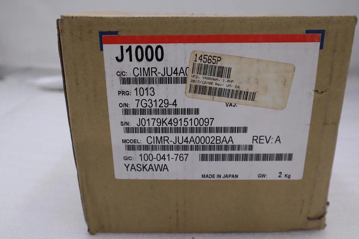 New Yaskawa CIMR-JU4A0002BAA Inverter CIMRJU4A0002BAA Inverter Drive VFD #H3A