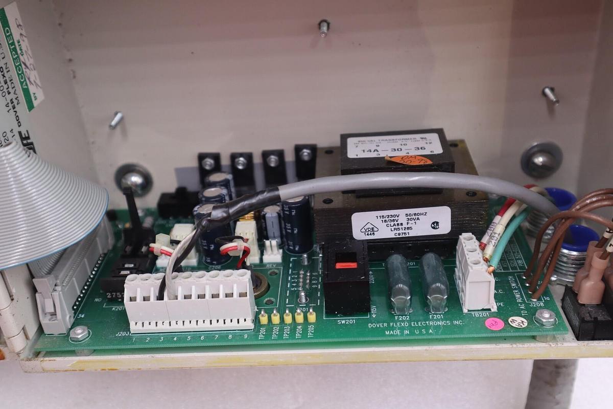 Used Dover Flexo Electronics Model TI-14 Indicator Range: 0-500 Stock #4121