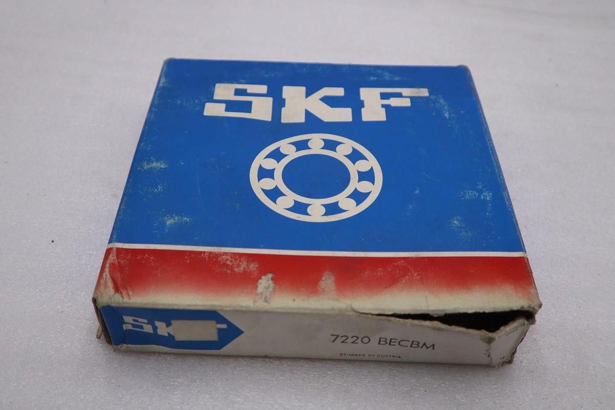 Used SKF EXPLORER 7220BECBM/ 7220 BECBM Angular Contact Ball Bearing - STOCK 1560CC