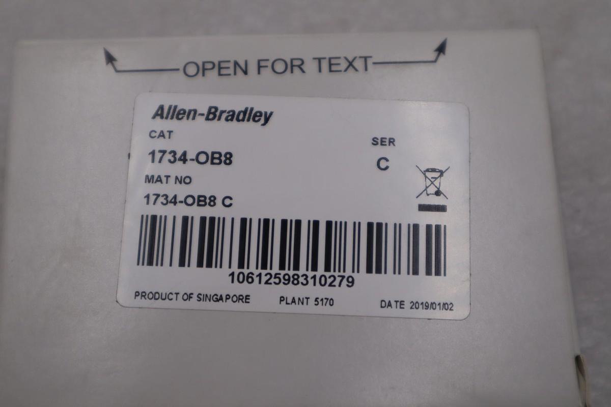 Allen Bradley 1734-OB8S Point I/O Safety Output Module STOCK H1036A
