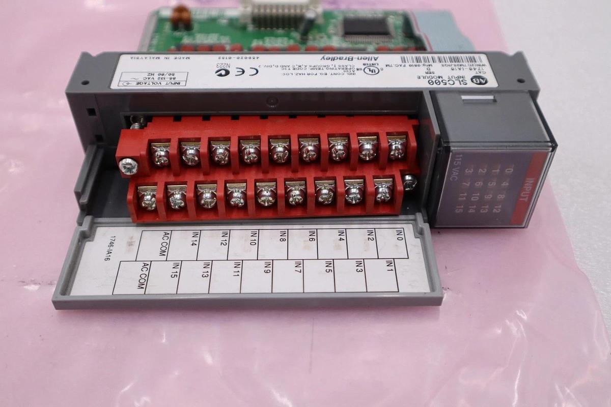 Used NEW OPEN BOX AB ALLEN BRADLEY 1746-IA16 SLC500 INPUT MODULE SERIES C STOCK H951A