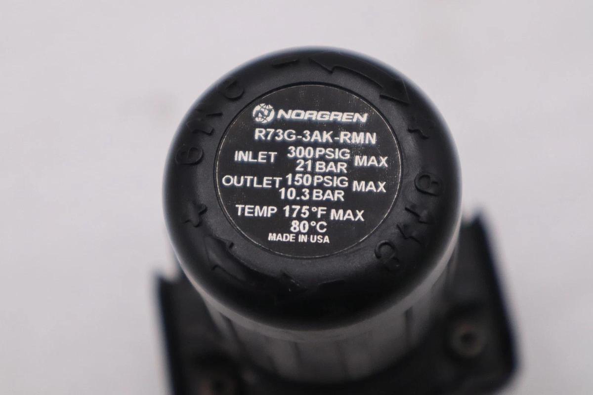 NEW OPEN BOX Norgren R73G-3AK-RMN Compressed Air Regulator STOCK H1443A