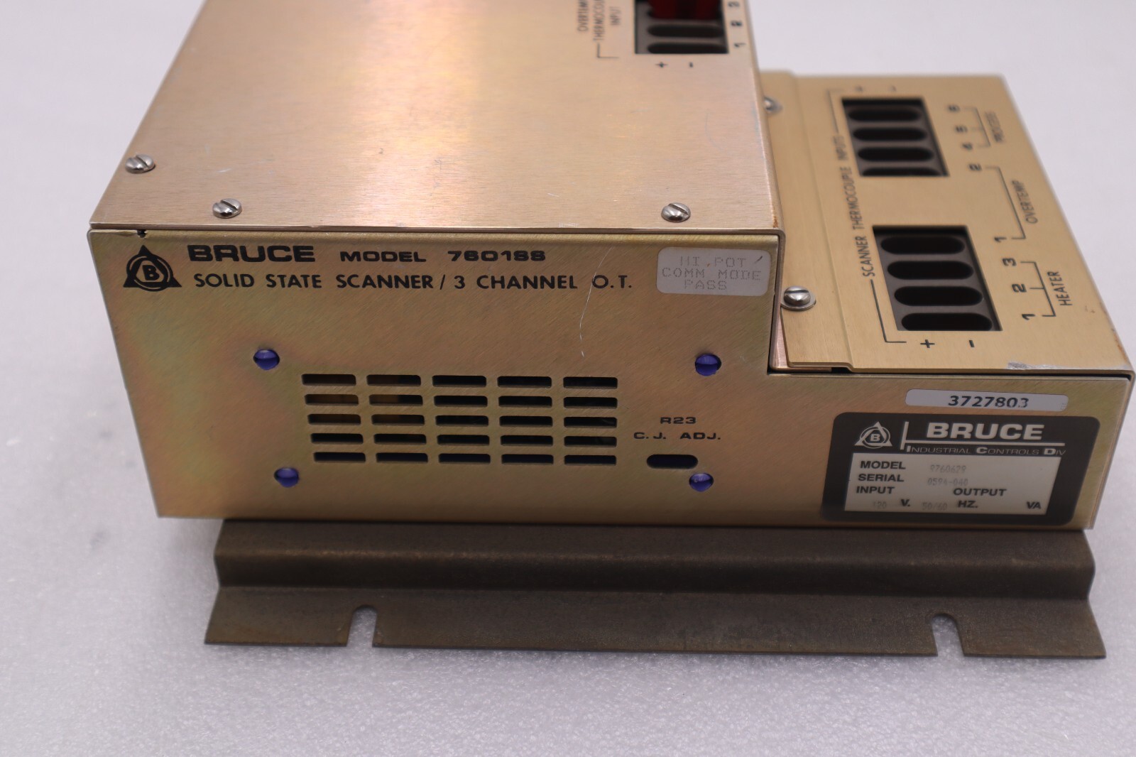 Used BRUCE 7601SS SOLID STATE SCANNER 3 CHANNEL O.T STOCK #2826