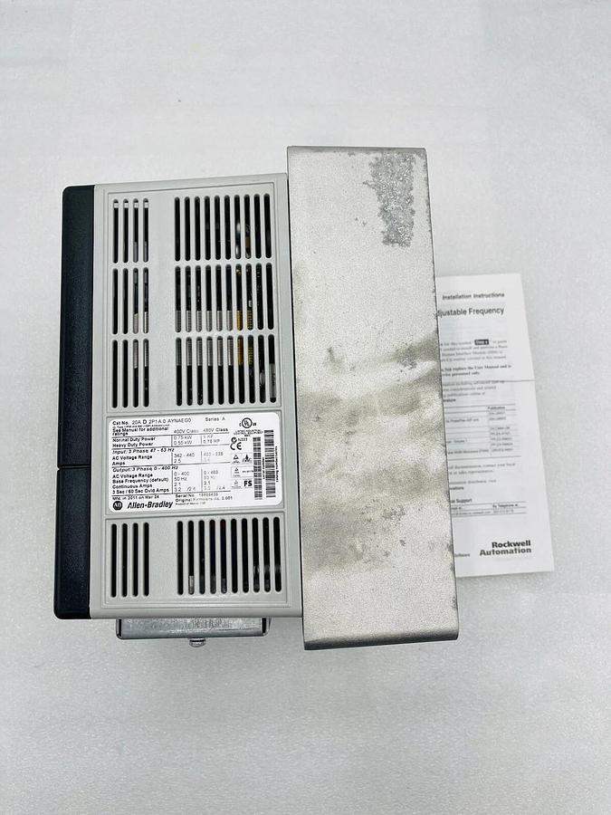 ALLEN BRADLEY 20AD2P1A0AYNAEG0 POWERFLEX 70 ADJUSTABLE FREQUENCY AC DRIVE #2250