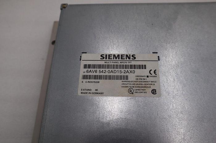 Used SIEMENS TOUCH SCREEN 6AV6542-0AD15-2AX0 #L391