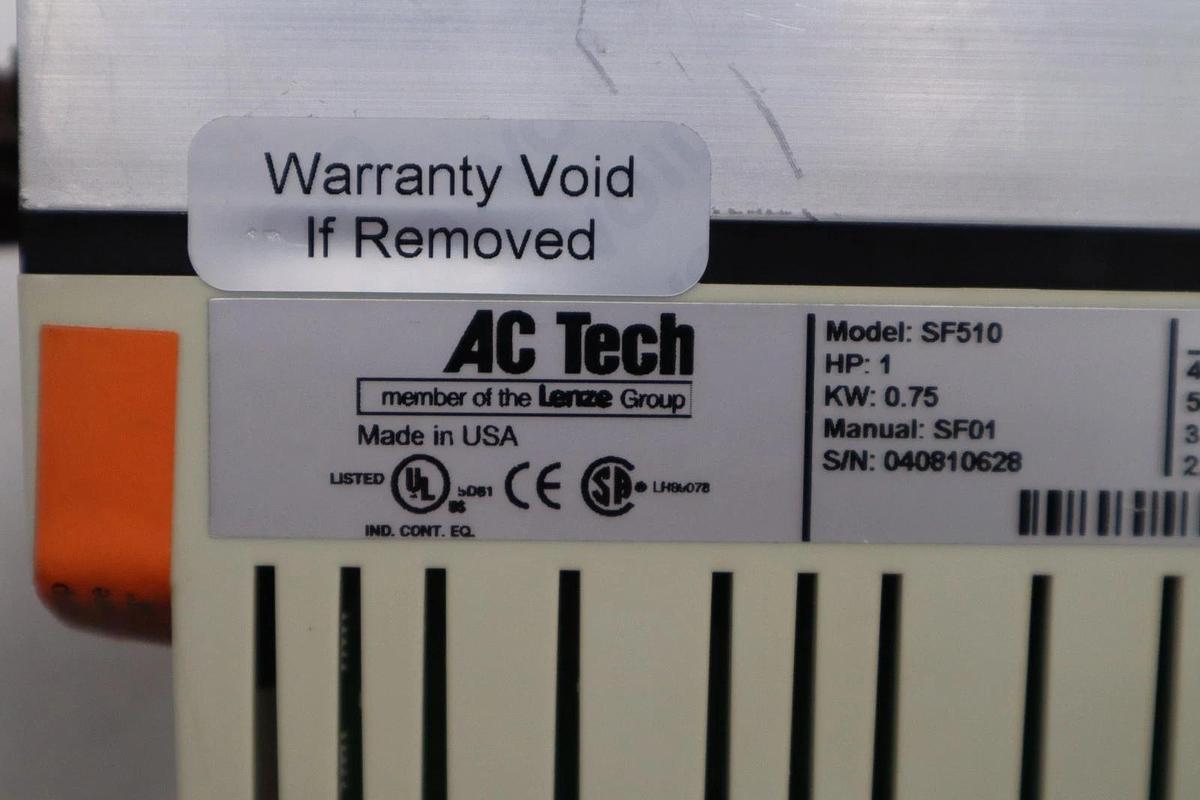 AC TECH SF510 VARIABLE SPEED AC MOTOR DRIVE NEW OPEN BOX STK GF127