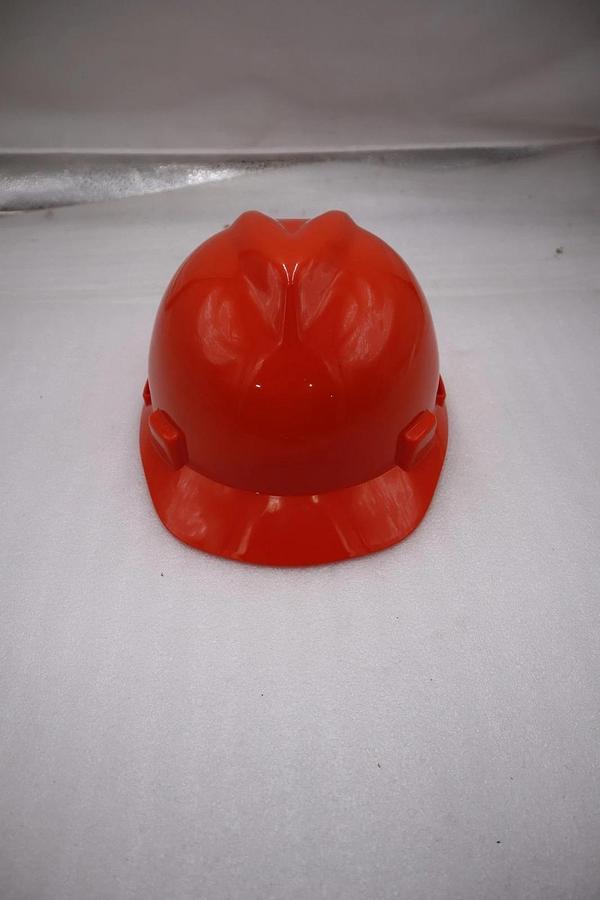 Used NEW V-Gard Slotted Hard Hat Cap Orange MSA 463945 STOCK H806
