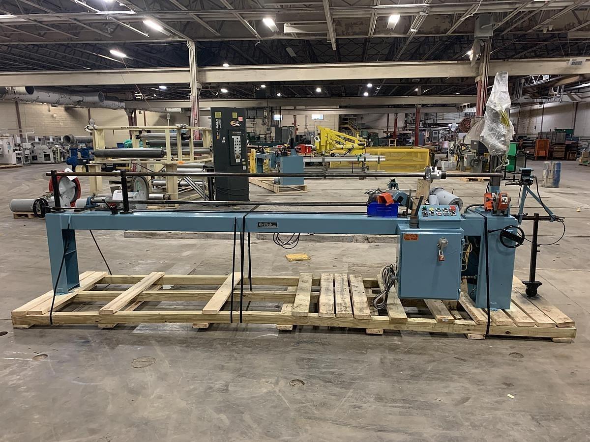Used 120" WIDE CORETECH MODEL 10/120 CORE CUTTER AUTOMATIC UNIT