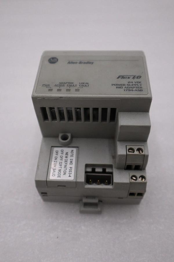 Used Allen Bradley 1794-ASB FLEX I/O 24 VDC Power Supply Adapter 96404880 STK H1192A