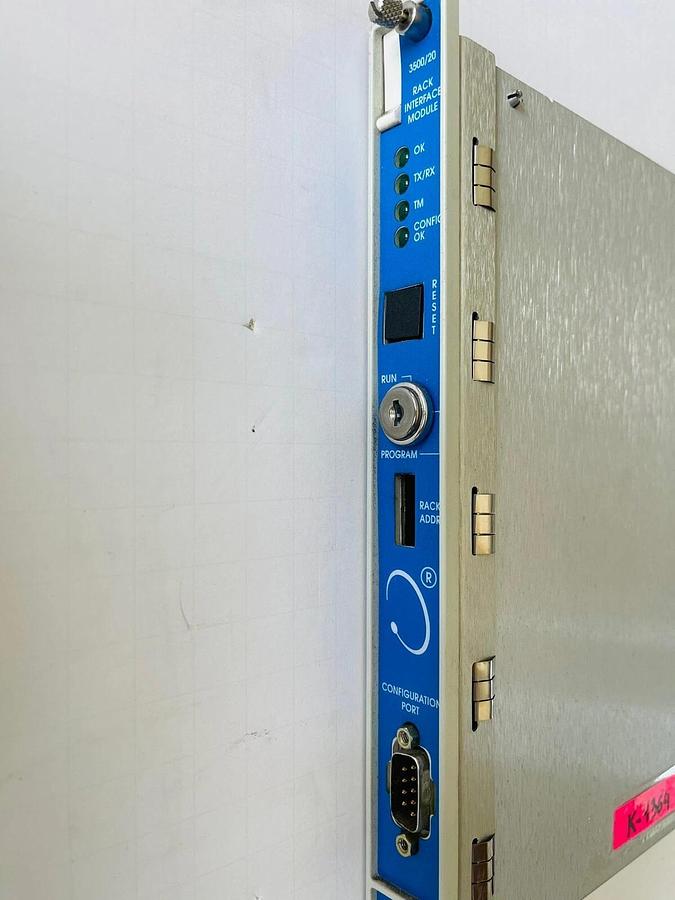 Used BENTLY NEVADA 3500/20 PWA 125744-02W Module #K-1364