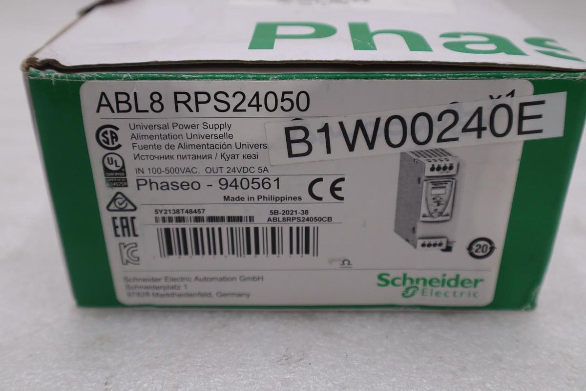 SCHNEIDER ELECTRIC ABL8RPS24050 POWER SUPPLY NEW IN BOX STOCK 3256A