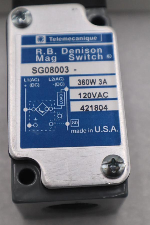 NEW OPEN BOX Telemecanique RB Denison Mag Switch SG08003 STOCK G729A