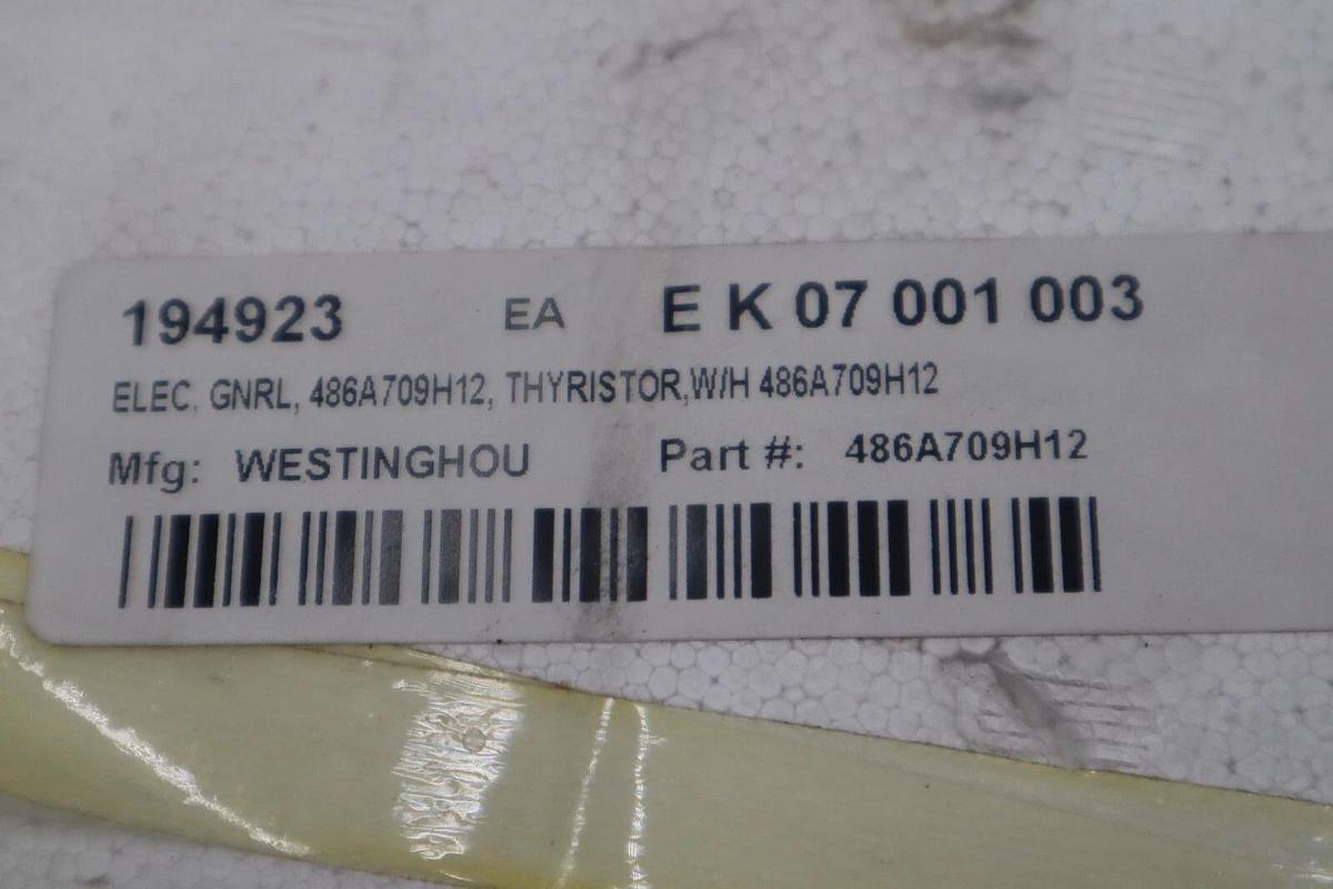 Used NEW Westinghouse 486A709H12/ 709H14B Thyristor STOCK G176A