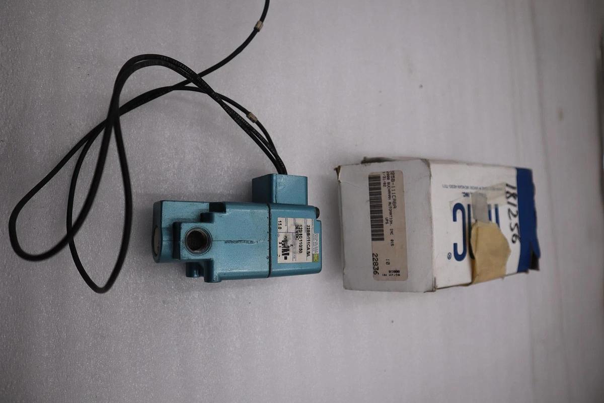 NEW OPEN BOX MAC VALVES INC 225B-111CABA VALVE STK H1312A