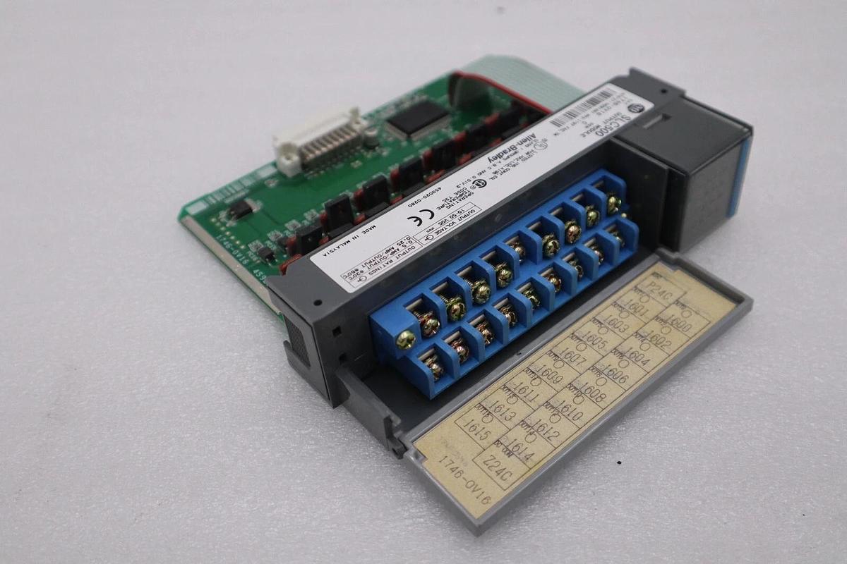 Used Allen Bradley 1746-OV16 /C SLC 500 16-Point Digital Output Module STOCK K-680-C