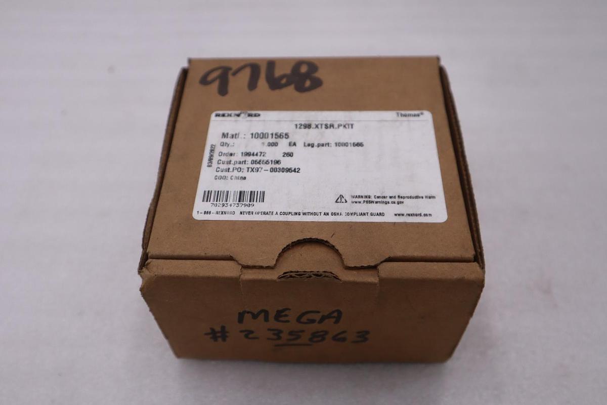 Rexnord 1298.XTSR.PKIT Hardware Kit - NEW IN BOX - STOCK GF682A