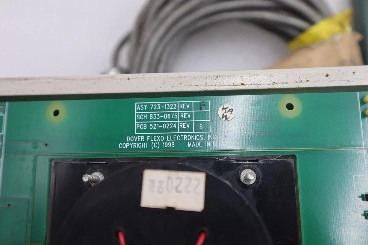 Used Dover Flexo Electronics Model TI-14 Indicator Range: 0-500 Stock #4121