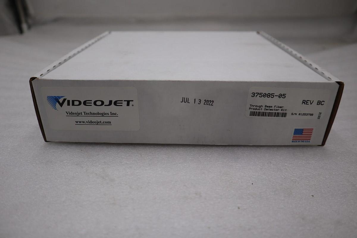 NEW IN BOX VIDEOJET FIBER OPTIC PRODUCT DETECTOR SEIC25A 375085-05 STOCK H266