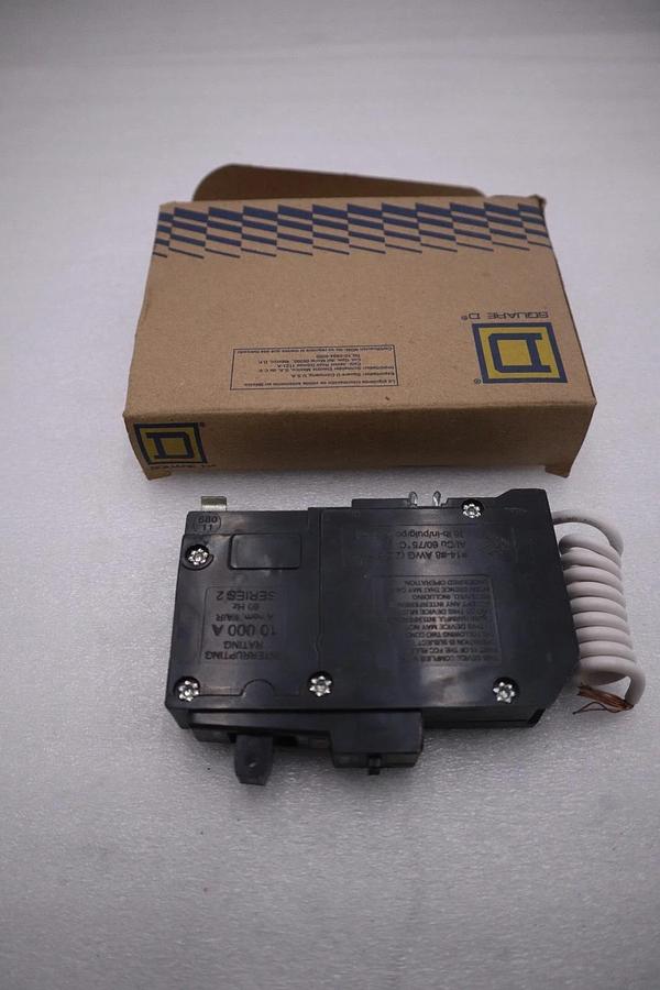NEW OPEN BOX SQUARE D QO115EPD CIRCUIT Breaker 15A 120V STOCK G725A