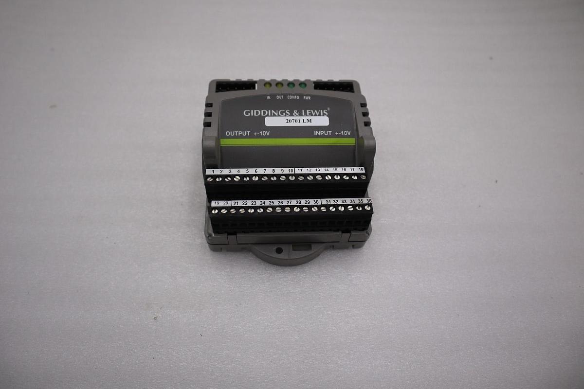 Used Giddings & Lewis M.1301.4145 R0 OUTPUT INPUT PLC MODULE STOCK 5191A